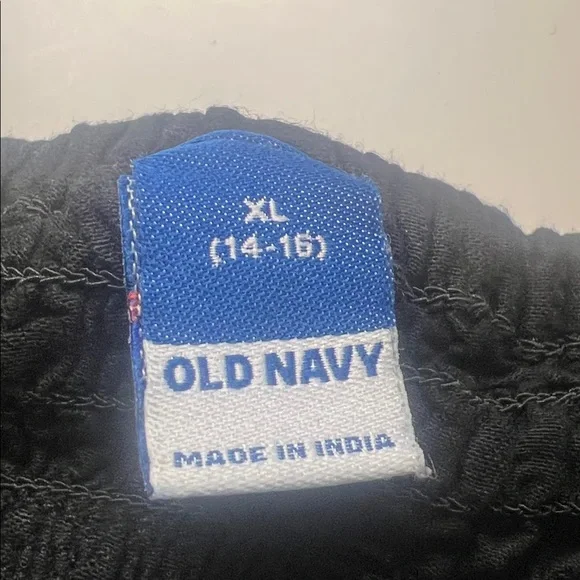 Old Navy Black Swiss Dot Tiered Ruffle Mini Skirt Boho Cottagecore Elastic Waist - Picture 3 of 14